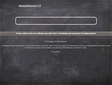 Tablet Screenshot of manuelaarcuri.it